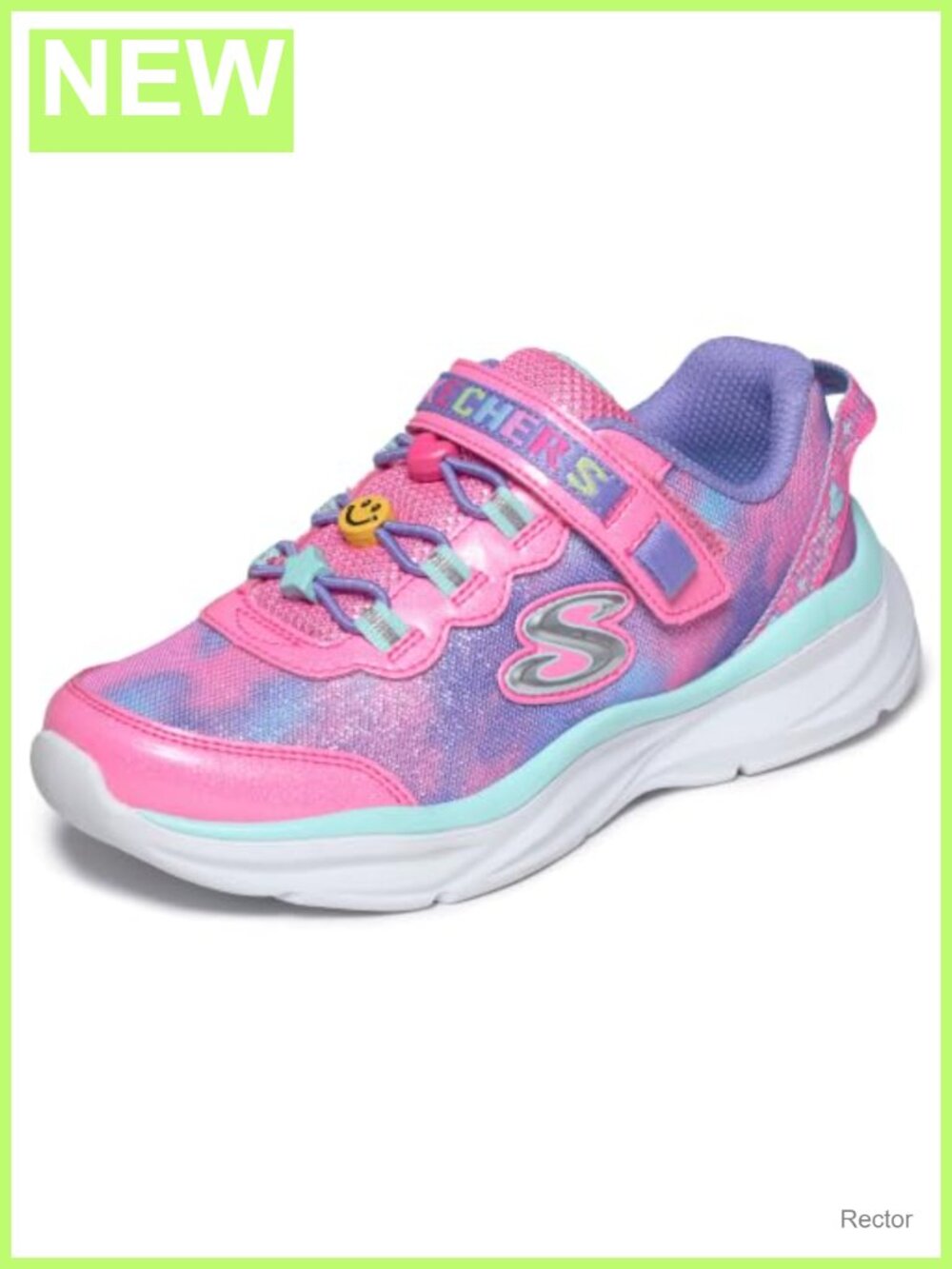 Skechers Girls Power Jams Skech Friends Sparkle Mesh Sneakers
